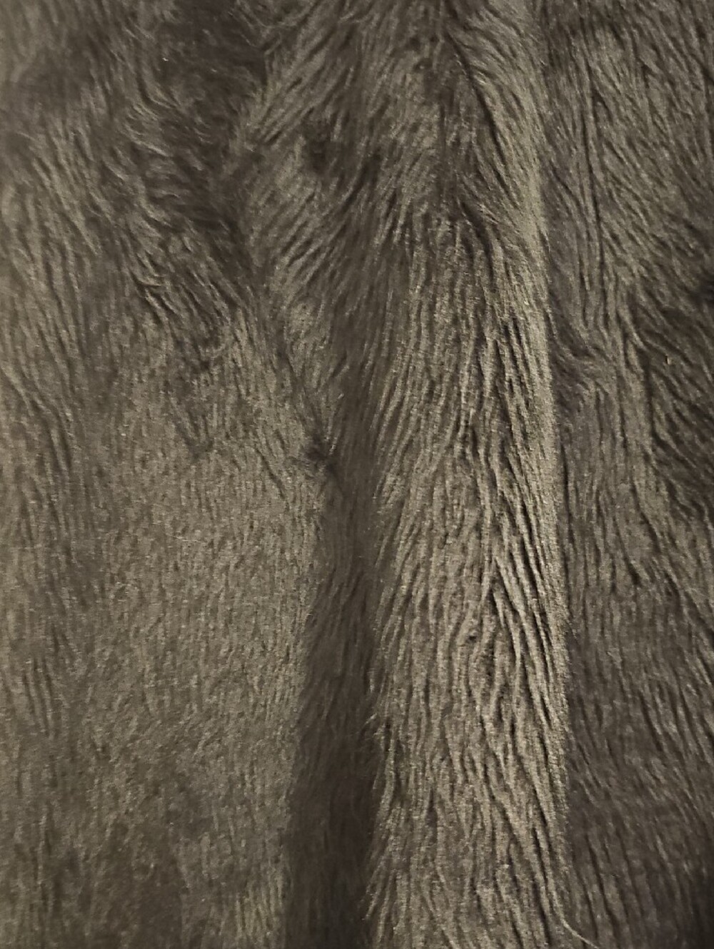 Black Faux Fur Shawl Poncho - Picture 2 of 12